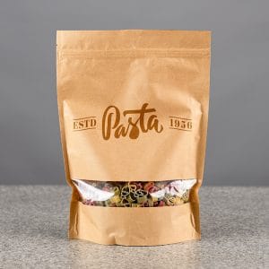 PB Print Printed Paper Bags A close-up of a custom paper bag’s printed logo, highlighting crisp, high-resolution details and sturdy handle attachments.